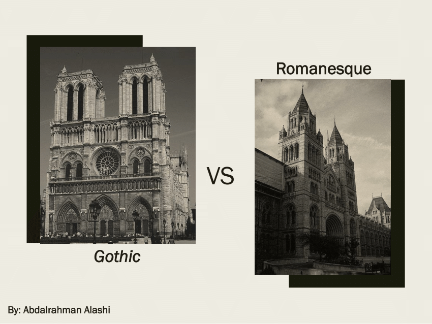 romanesque and gothic cathedrals